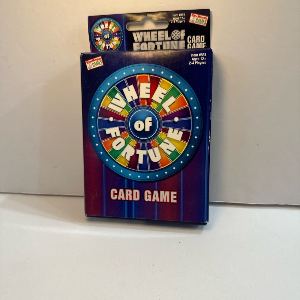 Wheel of Fortune Card Game - Colorful Edition